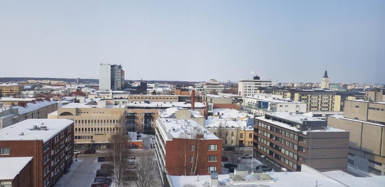 Apartamento Keskustan Kaksio 45 M2 Autopaikalla, Rautatienkatu 19, 9 Krs Oulu Exterior foto